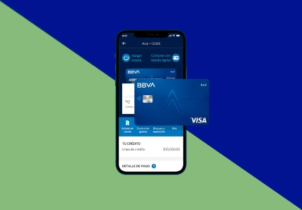 Tarjeta de Crédito Azul de BBVA